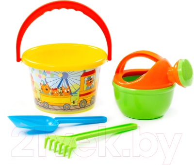 Набор игрушек для песочницы Полесье Три кота / 73676