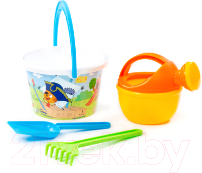 Набор игрушек для песочницы Полесье Три кота / 73676