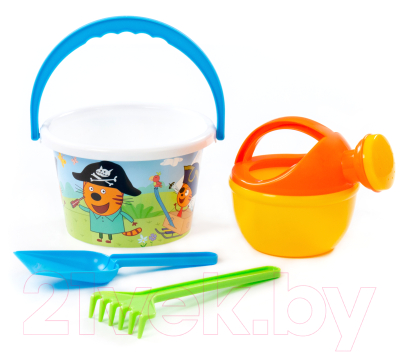 Набор игрушек для песочницы Полесье Три кота / 73676