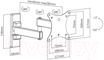 Кронштейн для телевизора Ultramounts UM875