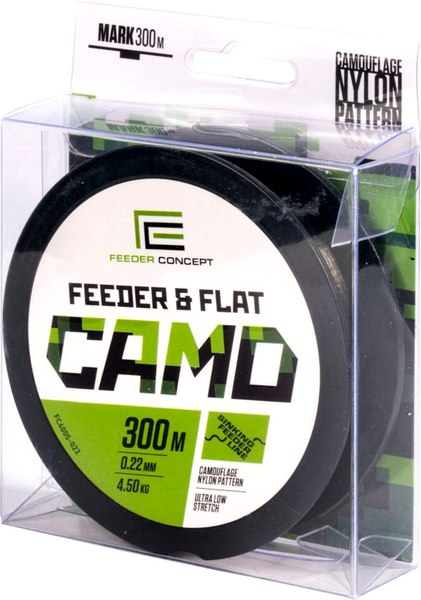 Леска монофильная Feeder Concept Feeder & Flat Camo 300/027 / FC4005-027 - фото