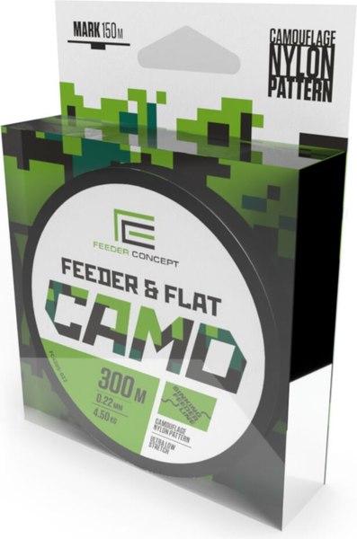 Леска монофильная Feeder Concept Feeder & Flat Camo 300/027 / FC4005-027