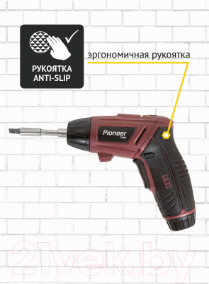 Электроотвертка Pioneer CS-M0401 (блистер)