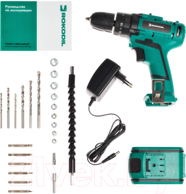 Аккумуляторная дрель-шуруповерт Rokodil Twist 2 Pro Impact