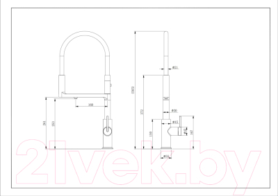 Смеситель Paulmark Tornado To213402-Fi