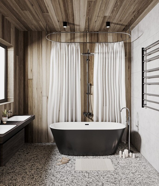 Ванна акриловая Grossman GR-1503MB Forta 170x75