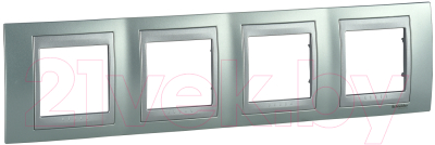 Рамка для выключателей и розеток Schneider Electric Unica MGU66.008.094 - фото