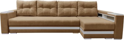 Диван угловой Bobrovmebel Влада 8.2тнц(п) + правый ТНЦ + полка и пенал - фото