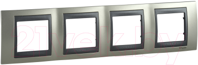 Рамка для выключателей и розеток Schneider Electric Unica MGU66.008.295 - фото