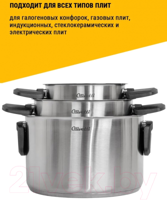 Набор кастрюль Olivetti SCKFL8136