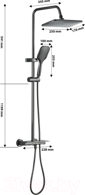 Душевая система Ekko E2502-5
