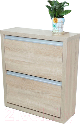 Тумба для обуви Элана Люкс 2.70 (дуб сонома/дуб сонома) - фото