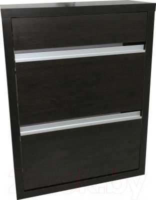 Тумба для обуви Элана Люкс 2.70ш (венге магия/венге магия) - фото