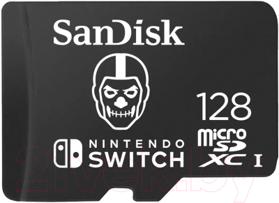 Карта памяти SanDisk Micro SDXC 128GB UHS-I (SDSQXAO-128G-GN6ZG) - фото
