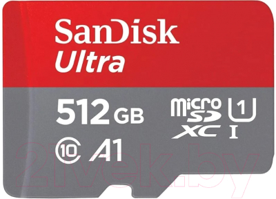 Карта памяти SanDisk Micro SDXC 512GB UHS-I (SDSQUAC-512G-GN6MN) - фото