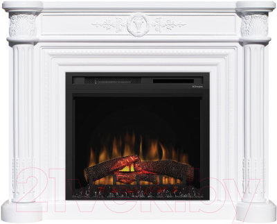 Каминокомплект Смолком Manor SYM26 XHD28L-INT (бьянко белый) - фото