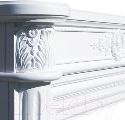Каминокомплект Смолком Manor SYM26 XHD28L-INT (бьянко белый)