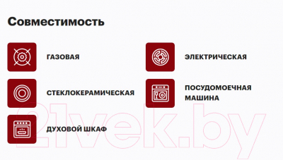 Сковорода Горница Шоколад с2854аш