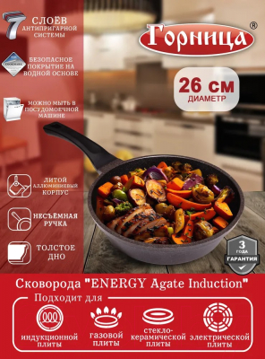 Сковорода Горница Energy Agate Induction Ис8261A