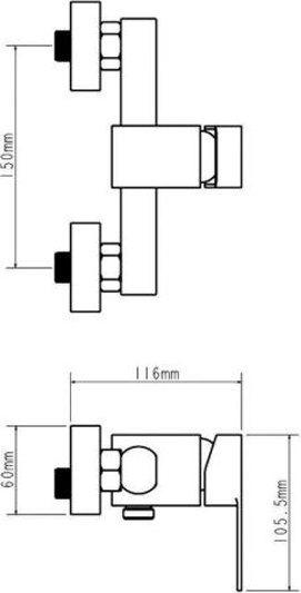 Смеситель Econoce EC0215BL