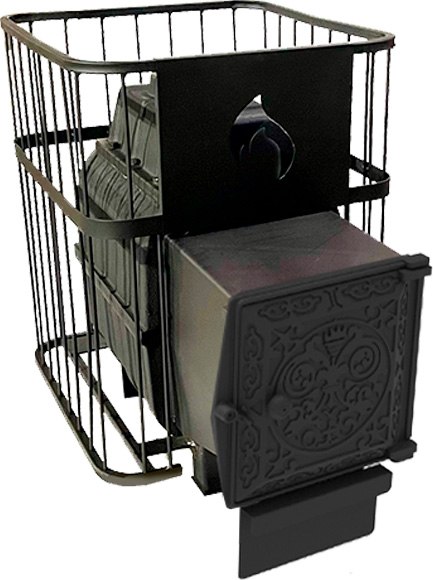 Печь-каменка Березка Воевода 15 Лайт (сетка ДТ-4) - фото