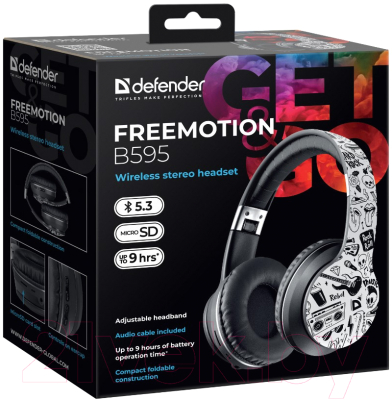 Беспроводные наушники Defender FreeMotion B595 / 63596