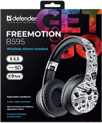 Беспроводные наушники Defender FreeMotion B595 / 63596