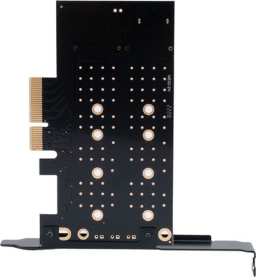 Адаптер для SSD диска Gembird MF-PCIE-NVME-SATA 