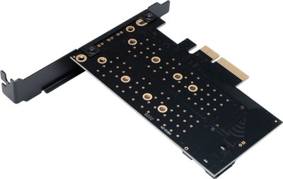 Адаптер для SSD диска Gembird MF-PCIE-NVME-SATA 