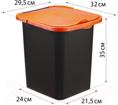 Мусорное ведро Idea Пуро М2475