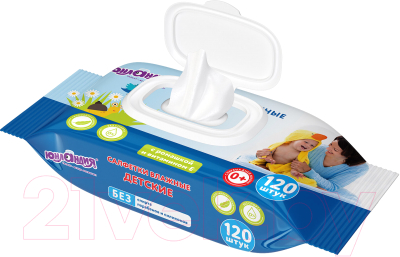 Влажные салфетки детские Юнландия 129893