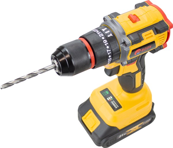 Аккумуляторная дрель-шуруповерт Edon AD-21PBL