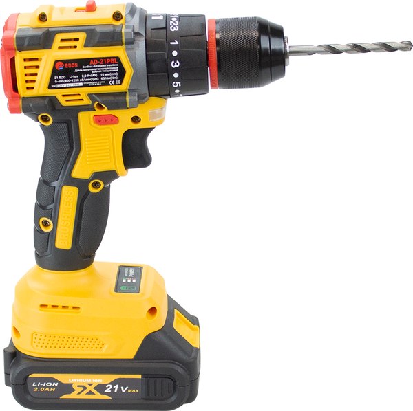 Аккумуляторная дрель-шуруповерт Edon AD-21PBL