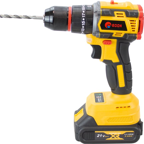 Аккумуляторная дрель-шуруповерт Edon AD-21PBL