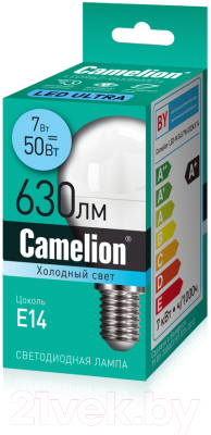 Лампа Camelion LEDRB/7-G45/840/E14 / 15062