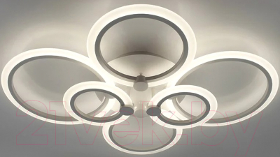 Люстра Estares Europa 132W 6R-APP-790х560х115-WHITE/WHITE-220-IP20 - фото