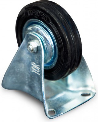 Колесо для тележки складской TOR Неповоротное FC 46 100 мм (N) / 1024171 - фото