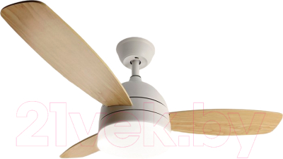 Вентилятор Estares Fan Wood 48W+18W R-APP-1060x390-WHITE/WOOD/WHITE-220-IP20 - фото