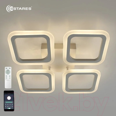 Люстра Estares Room 60W 4S-APP-520x73-WHITE/WHITE-220-IP20