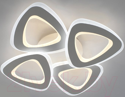 Люстра Estares Room 80W 4TR-APP-530x530x90-WHITE/WHITE-220-IP20 - фото