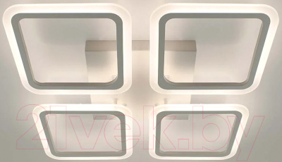 Люстра Estares Sonne 120W 4S-APP-550x550x70-WHITE/WHITE-220-IP20 - фото