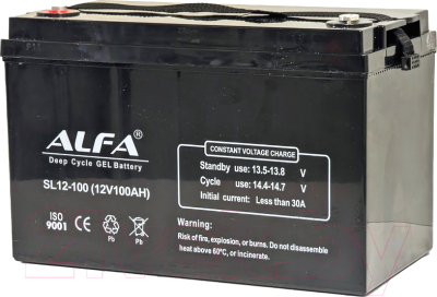 Аккумулятор лодочный ALFA battery SL12-100 - фото