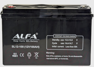 Аккумулятор лодочный ALFA battery SL12-100