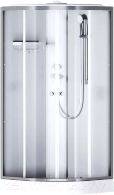 Душевая кабина AM.PM X-Joy 90x90 / W94C-401-090MT (хром матовый/прозрачное стекло) - фото