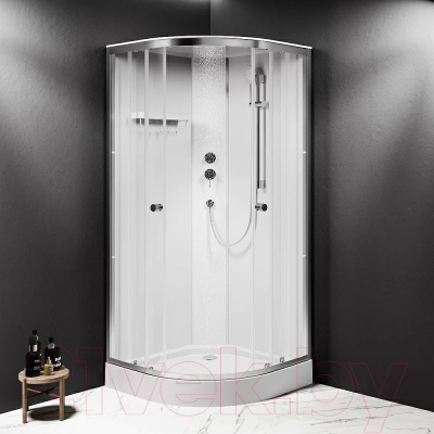 Душевая кабина AM.PM X-Joy 90x90 / W94C-401-090MT (хром матовый/прозрачное стекло)