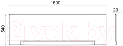 Экран для ванны Triton Лондон / Дюна 160