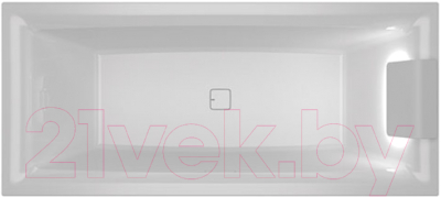 Ванна акриловая Riho Still Square Led 180 / B099003005 - фото