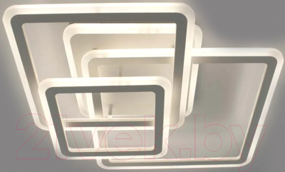 Люстра Estares Sonne 90W 4S-APP-525x525x110-WHITE/WHITE-220-IP20 - фото