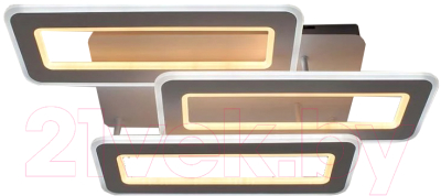 Люстра Estares Triplex Double 110W 3L-APP-650x370X140-WHITE/WHITE-220-IP20 - фото