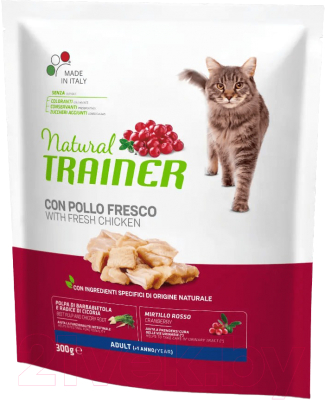 Сухой корм для кошек Trainer Natural с курицей - фото